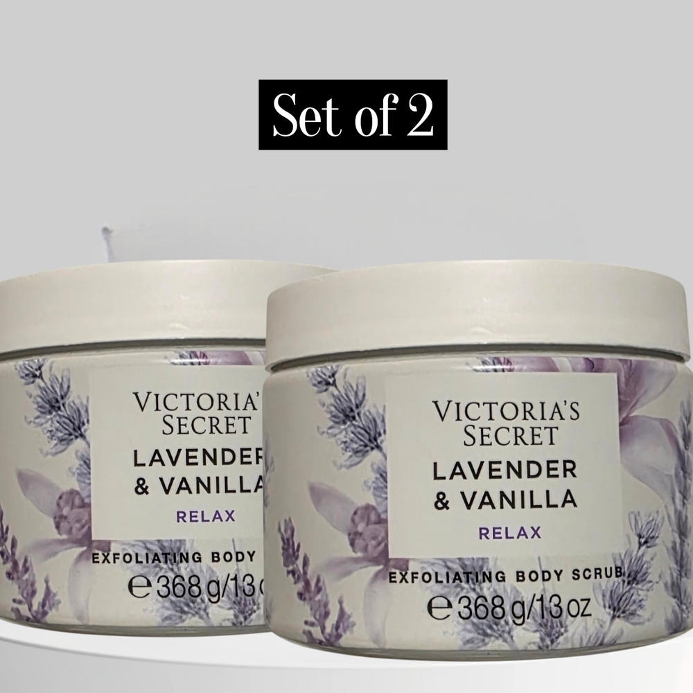 VICTORIA'S SECRET Lavender & Vanilla Relax EXFOLIATING BODY SCRUB
